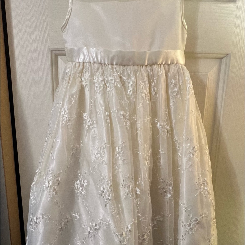 Cinderella Off-White Little Girls Dress with Cardigan Size 3T - Picture 4 of 7